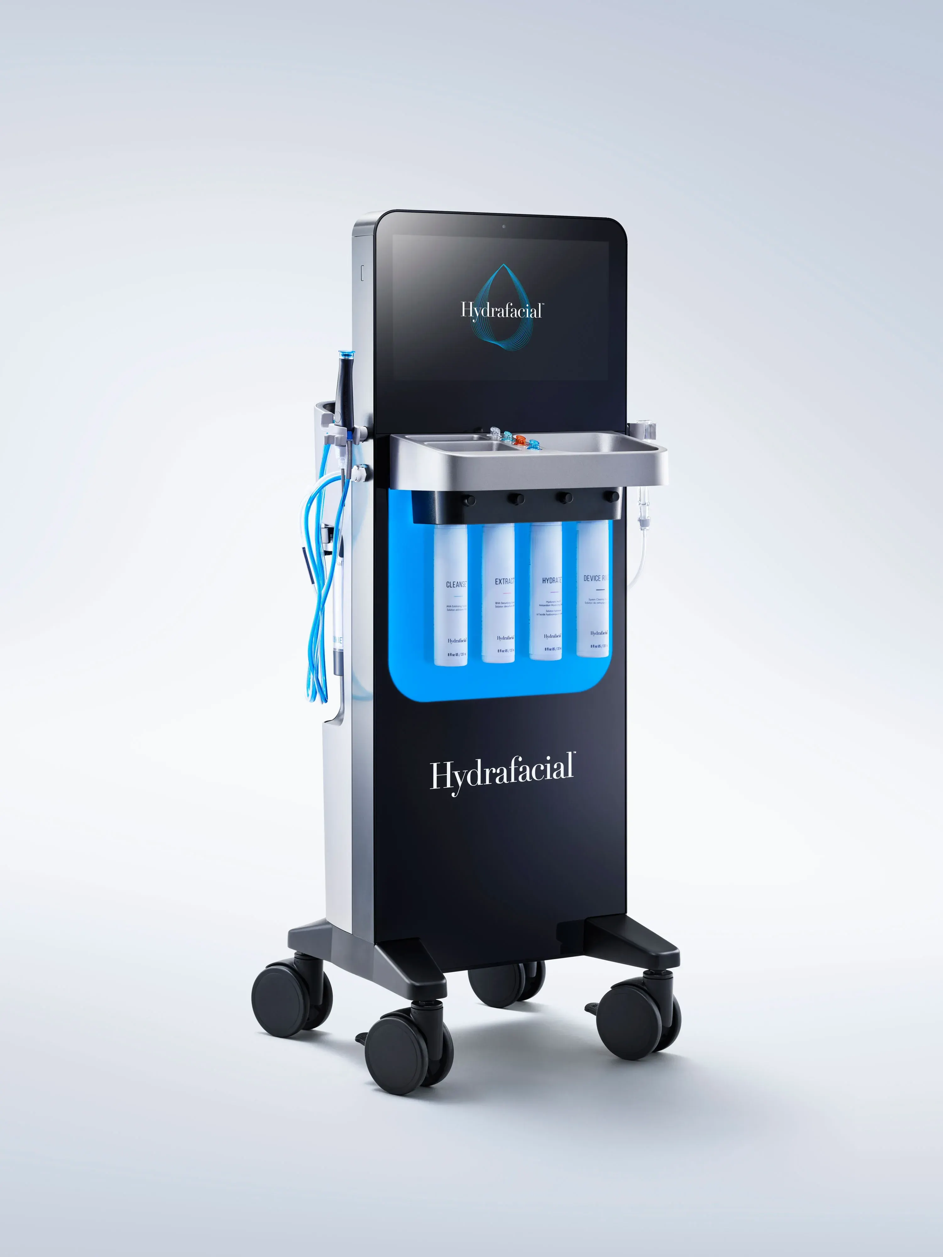 Hydrafacial Syndeo device used for painless extractions and hydration at Mint Aesthetics & Skin in Indianapolis